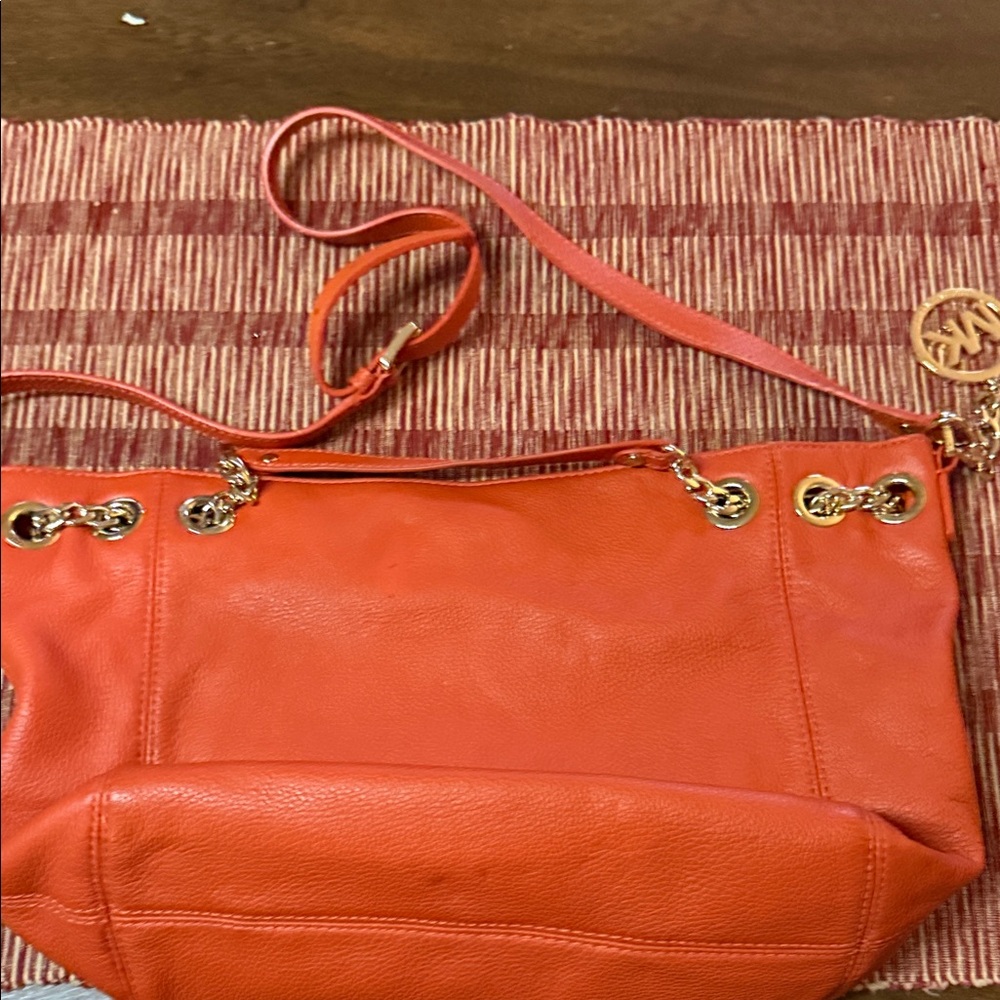 Michael Kors Vibrant Orange Shoulder Bag